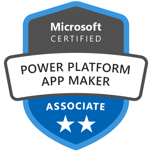 Badge PL-100: Microsoft Power Platform App Maker