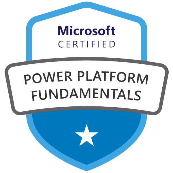 Badge PL-900: Microsoft Power Platform Fundamentals